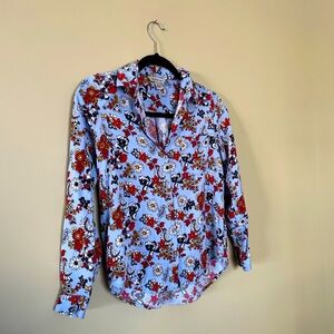 Calvin Klein Floral Blouse XS